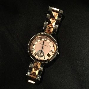 Vince Camuto Gunmetal/Rose Gold tone Watch 5049S